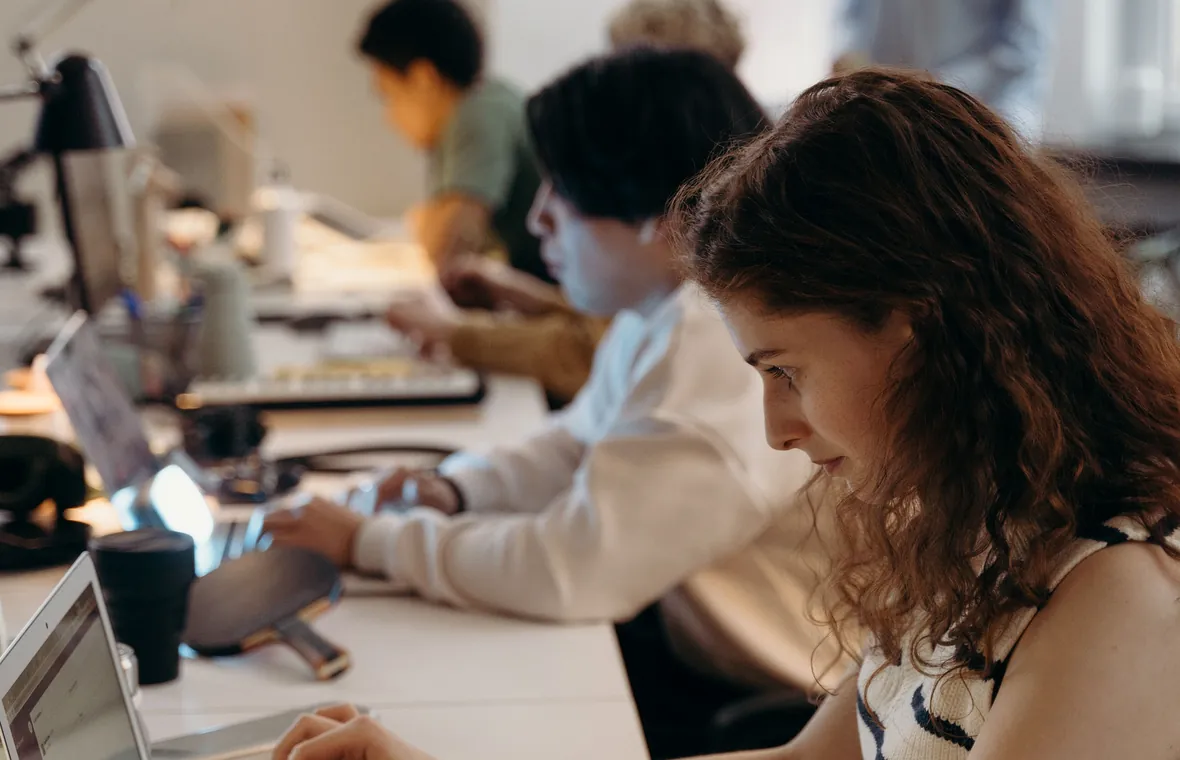 Software team planning a financial technology platform