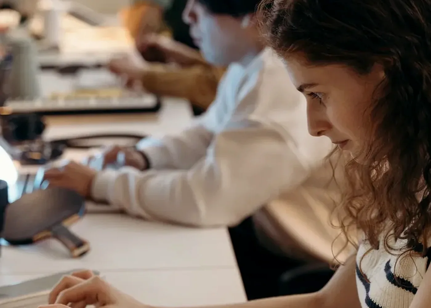 Digital marketing specialists reviewing campaign data and growth priorities