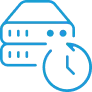 Downtime and<br />
Backup Issues icon
