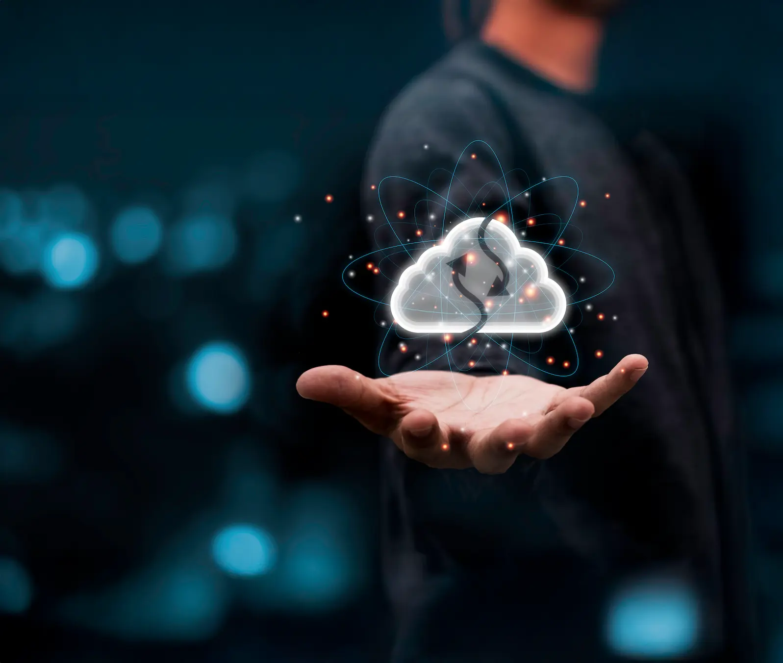 Cloud infrastructure specialists reviewing secure cloud architecture