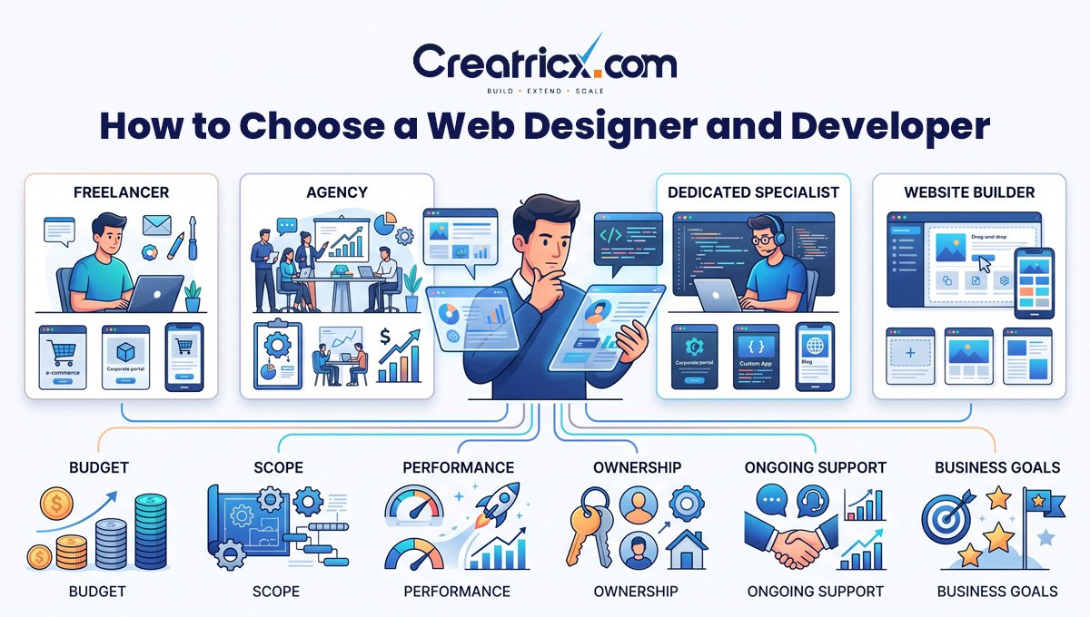 How to Choosing a Web Designer and Developer for Small Business