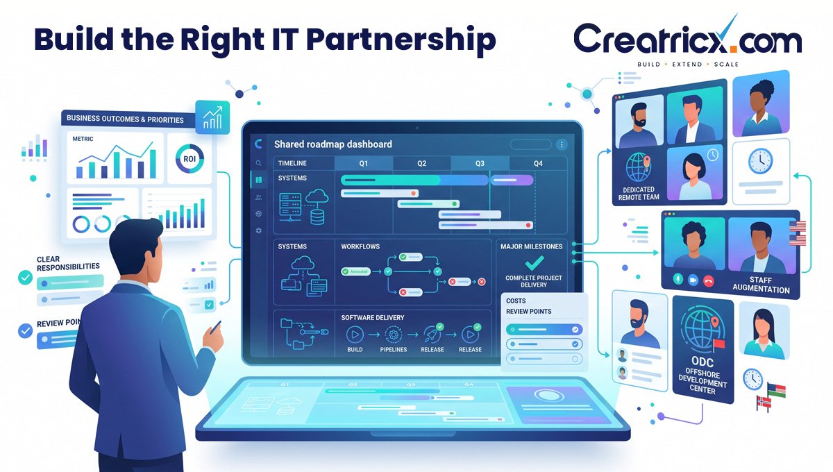 Creatricx IT partnership roadmap and technology collaboration